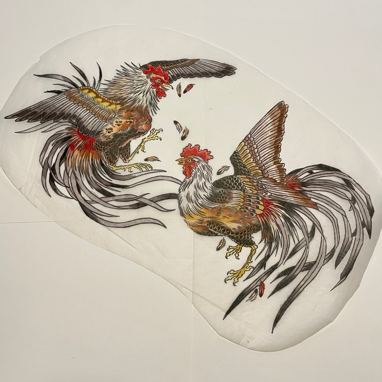 Image of FIGHTING COCKS