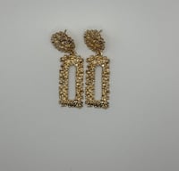 Image 1 of Zara Geo long earrings 