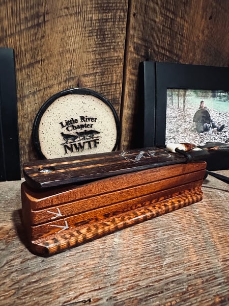 Image of Wenge/Mahogany with snakewood inlay #2