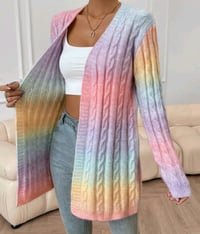 Ombre Knit Cardigan