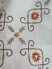 Image 10 of Orange flower shirt (s/m)