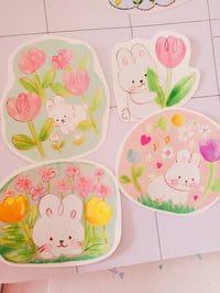 Image 1 of Bunny sticker pack