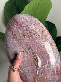 Image 6 of XL PINK/PURPLE SEA JASPER FREEFORM -MADAGASCAR-