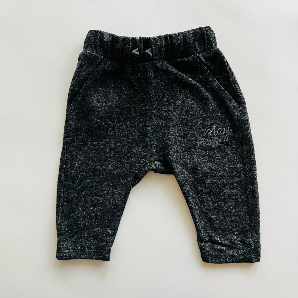 Image of ZARA BABY CHARCOAL JOGGERS size 3-6M