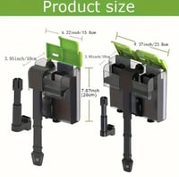 Heavy-Duty Hang-On-Back Aquarium Filter, Compatible with 10-45 Gallon Tanks