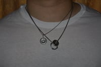 Image 1 of double donut necklace 