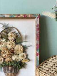 Image 3 of Cadre vintage au bouquet [au lieu de 26€]