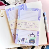 Image 1 of Witchy Kitty Notepad
