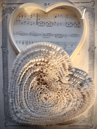 Image 3 of Antique White Heart Candy Boxes (multiple options)