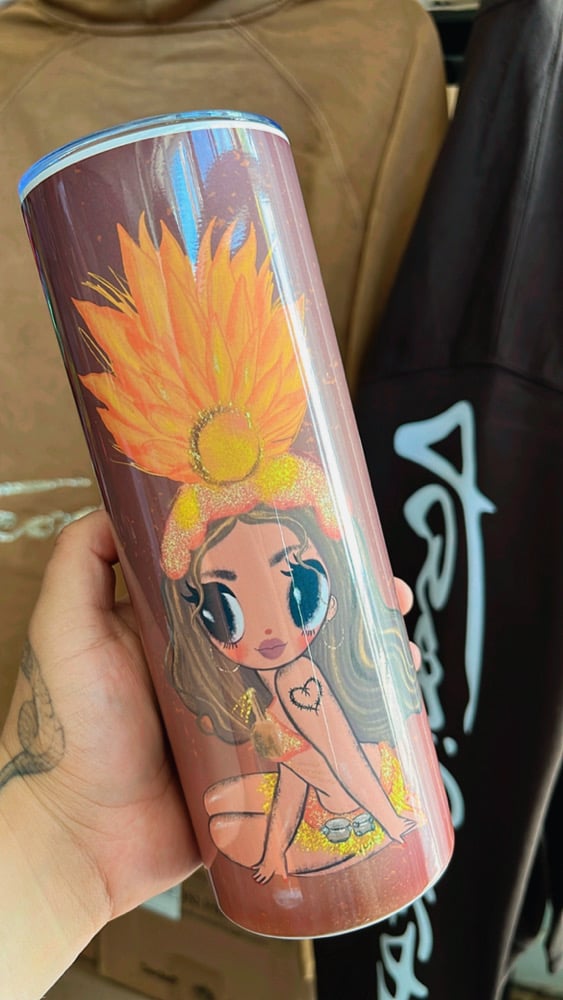 Image of Tropicoqueta Tumbler - Brown