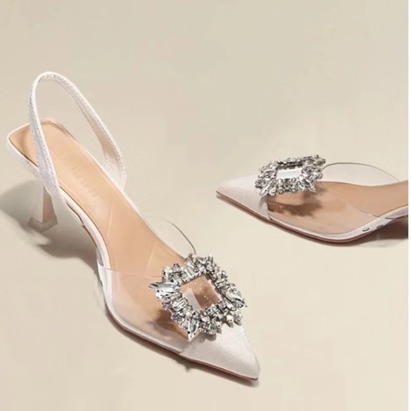Image of 'Diamante Ivory' Shoes