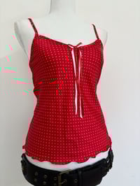 Image 3 of Vintage red top // M
