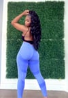 High waist squat proof leggings (blueberry) or