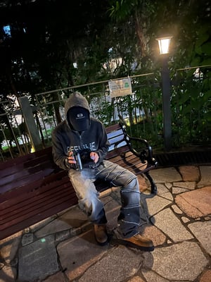 WASHED WAFFLE OFFLINE ZIPUP (UNISEX)