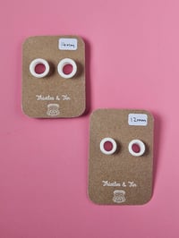 Image 4 of Monochrome Silicone Ear Tunnels 