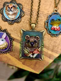 Image 2 of Medaliki ze zwierzakami 🐸🐯🐰🐻