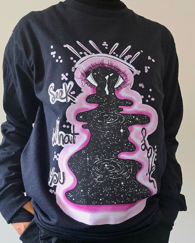 Image of seek what you love merch