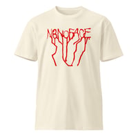 Image 4 of N8NOFACE Drip Red Logo Unisex premium t-shirt (+ more colors)