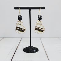 Image 3 of Keyboard Kitty Earrings 