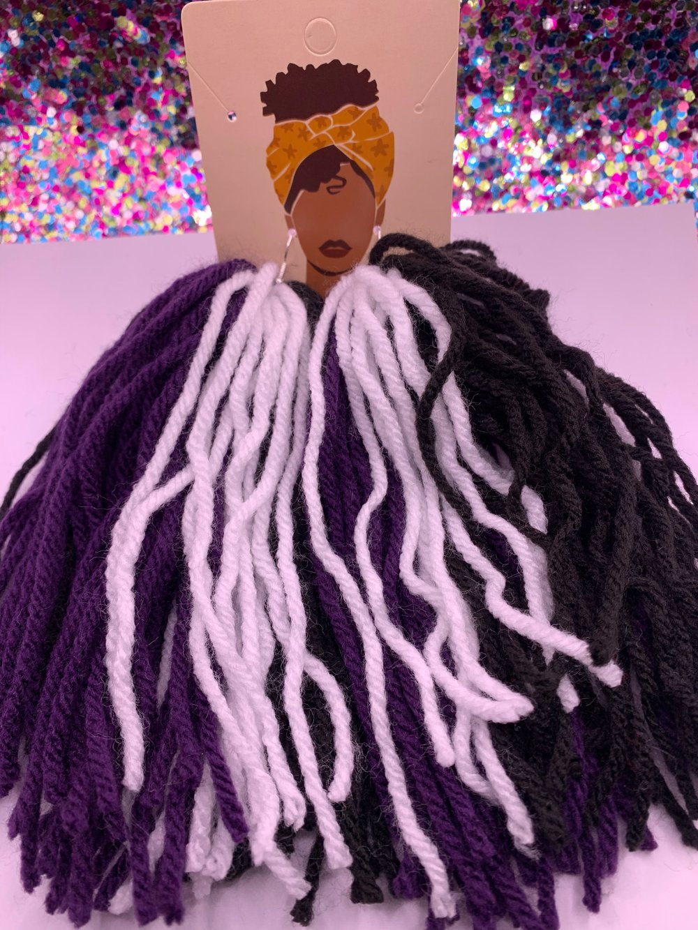 Image of Shag Yarn earrings