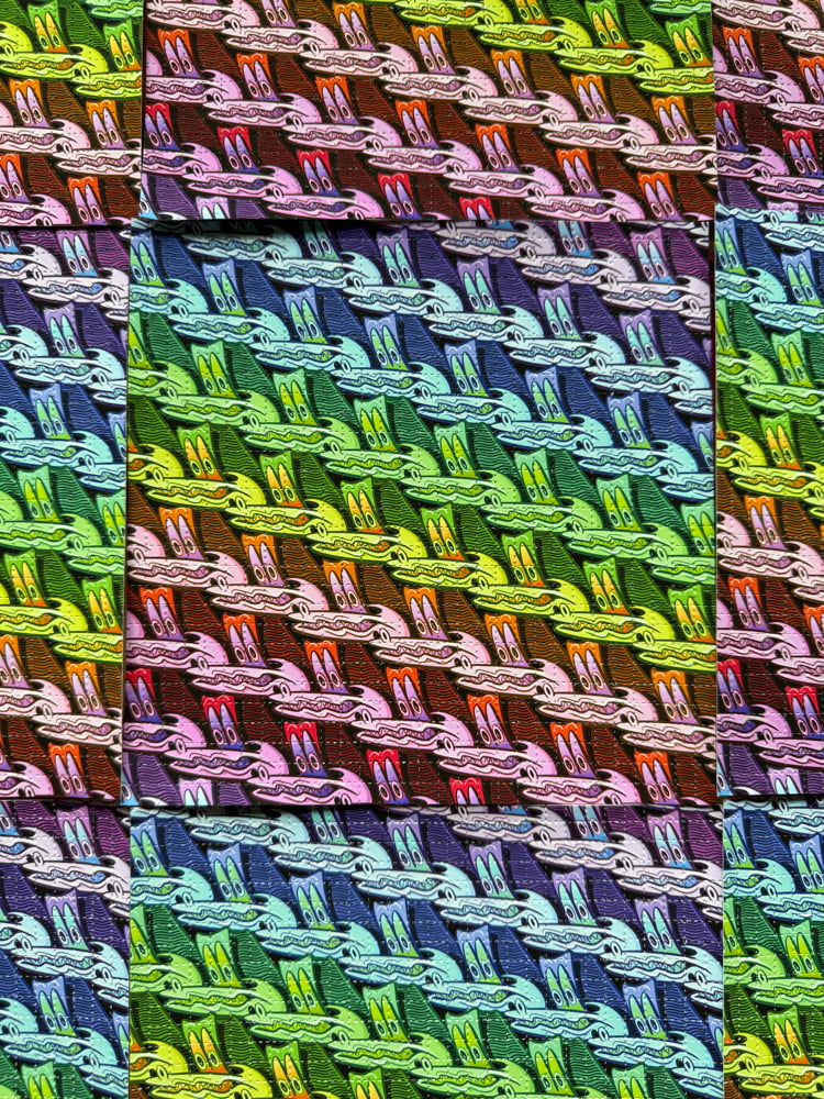 Alligator Blotter Print 