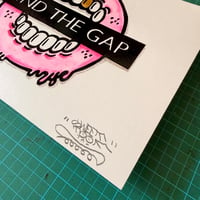 Image 2 of MIND THE GAP Relief Print    (Limited Availability) 