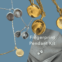 Image 1 of Make a Wax Fingerprint Necklace At Home Kit 