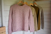 Image 9 of Roll Neck Donegal Fleck Sweater - Made in Ireland
