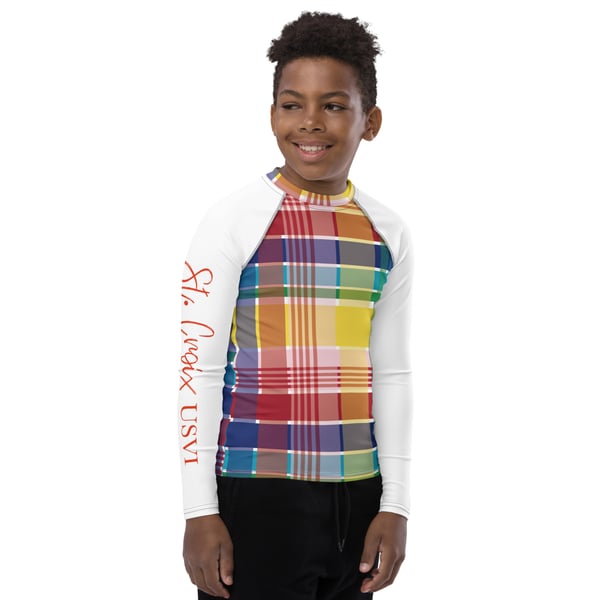 Image of Youth Rash Guard Madras