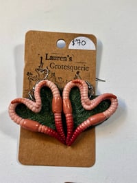 Image 2 of Heart Earrings🪱💗