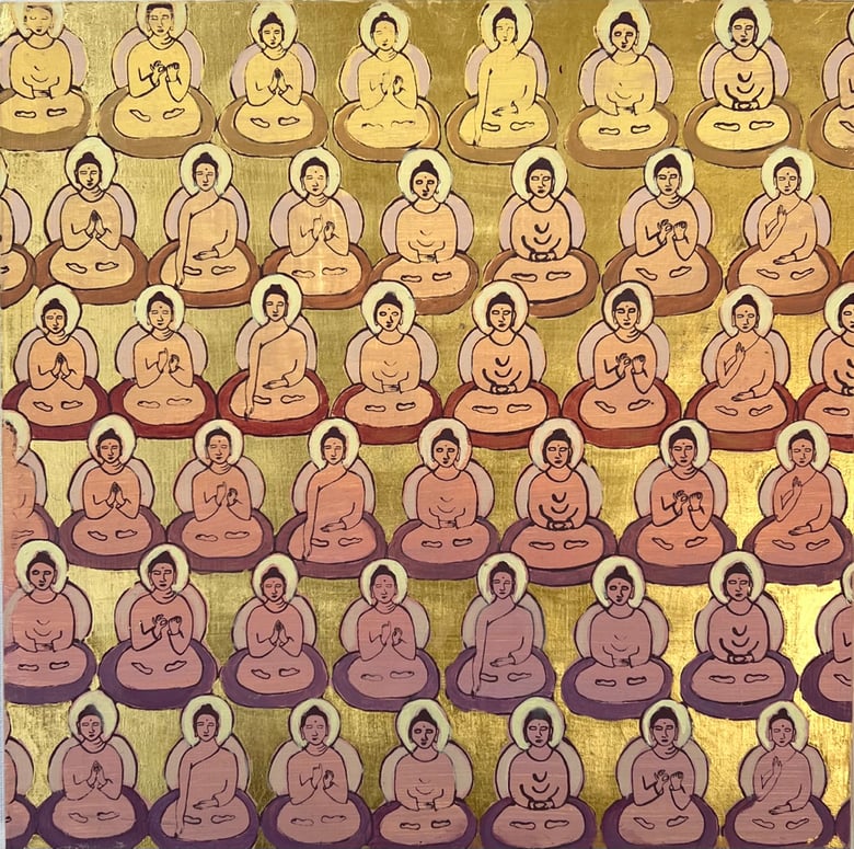 Image of Tiny Radiant Rainbow Buddhas