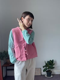 Image 7 of The Wool Vest ~ Bubblegum