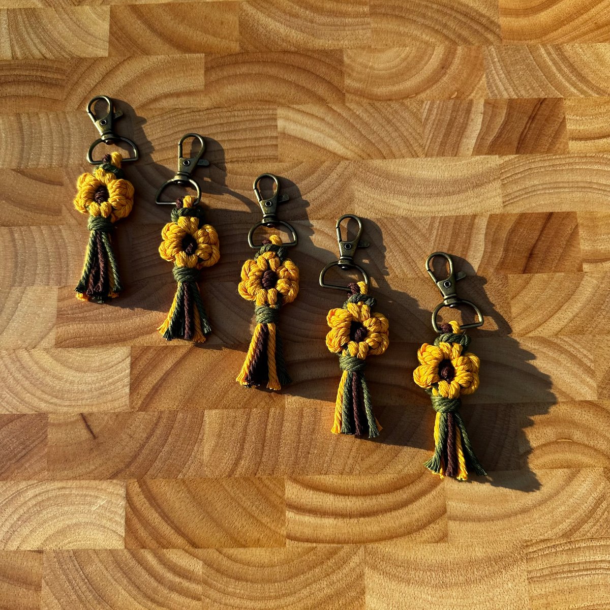 Image of Sunflower keychain 