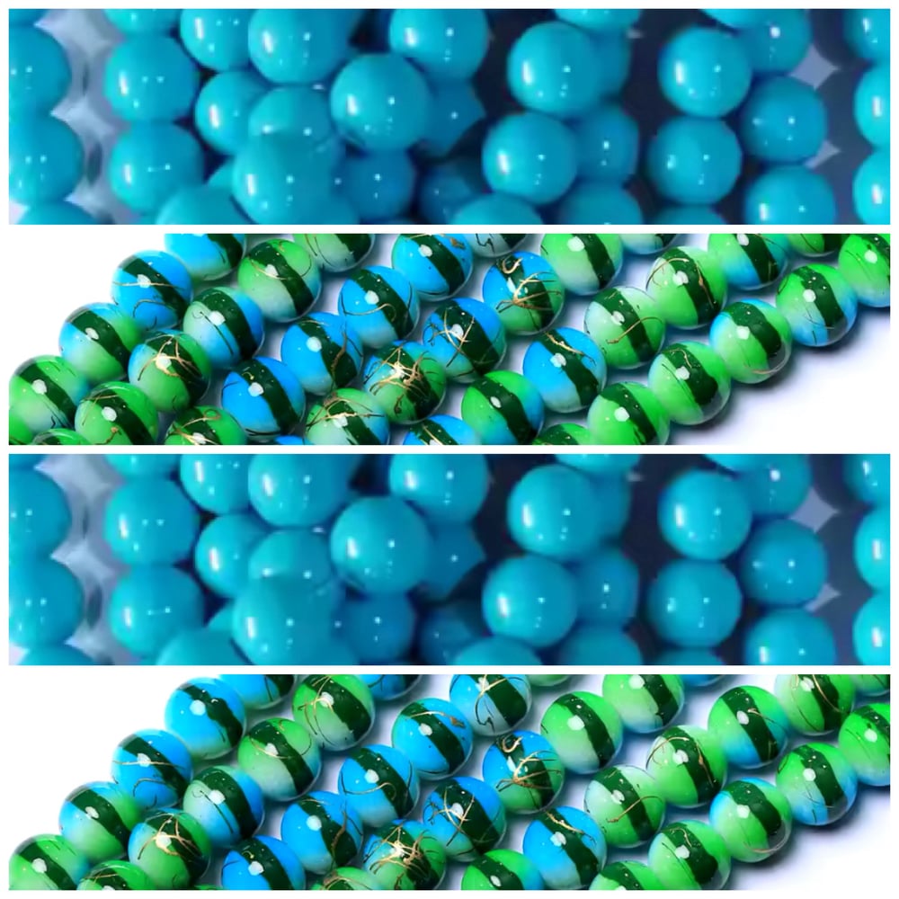 Image of Green Emerald Bead #34
