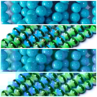 Image 2 of Green Emerald  Bead #34