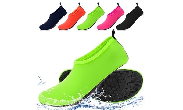 WOWEI Water Shoes Women Men Summer Quick Dry Slip On Barefoot Aqua Sports Socks for Beach Swimming Surfing Snorkeling Yoga 10.5 Child UK-11 UK 