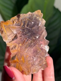 Image 2 of SUGARY COATED IRON STAINED FLUORITE -CHINA-