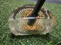 Image 3 of gold fume bubble trap mallet putter