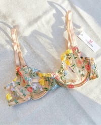 Image 2 of Bloom Bra Set in Beige
