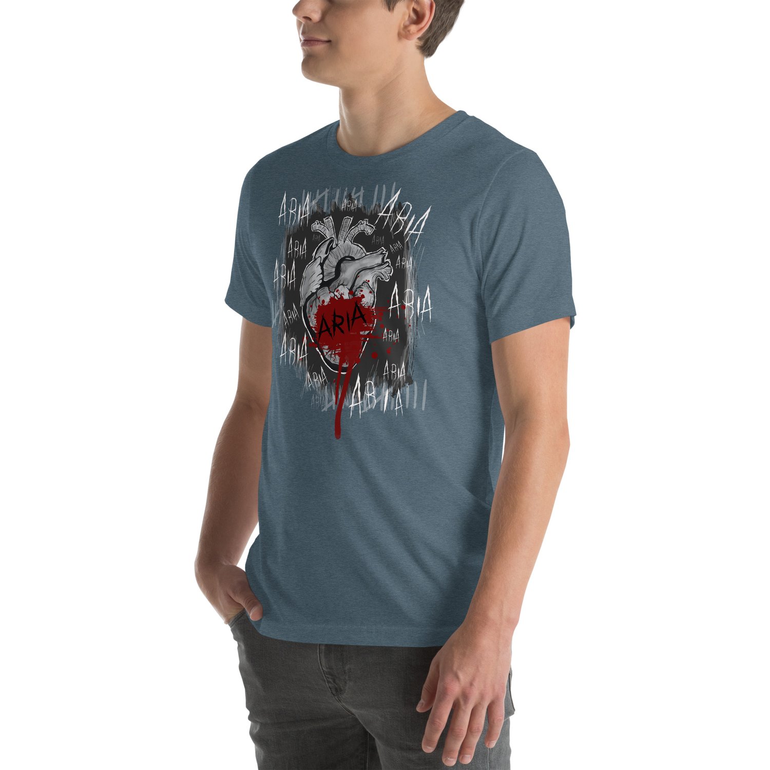 Image of Officially licensed Leigh Rivers Psychotic obsession Aria heart Unisex t-shirt
