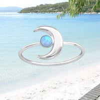 Image 1 of MIDNIGHT MOON RING