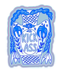Image 2 of K I C K A S S |3” kiss cut sticker pac