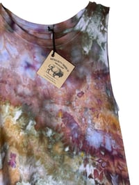 Image 4 of S Jersey Knit Pocket Tank Dress in Earthy Watercolors Ice Dye