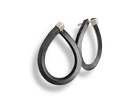 Image 1 of Rubber Loop earrings 