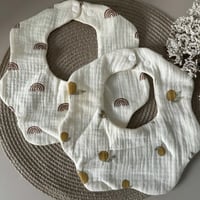 Image 1 of Scalloped Edge Bibs 