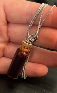 Blood Vial necklace