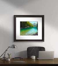Image 1 of <h2>Lindeman Lake </h2>Original Artwork <br />8 x 10 <br />Gouache