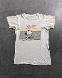 Image 1 of 1970s French Snoopy Tennis Sz M 