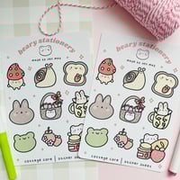 Image 2 of Cottage Core Sticker sheet