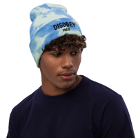 Image 3 of EMBROIDERED TIE-DYE BEANIE